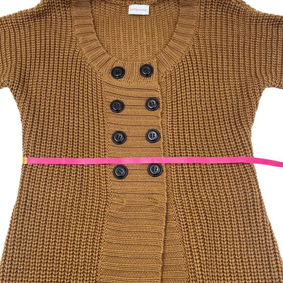 Soft Surroundings Womens Brown Wool Blend Chunky Knit Tunic Sweater Dress Sz XL - Picture 12 of 14